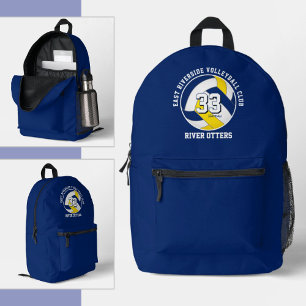 Sac À Dos Imprimé couleurs de l'équipe de volley-ball pour enfants e