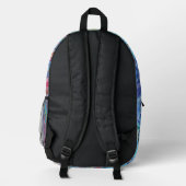 Sac À Dos Imprimé Couleurs de rotation (Verso)