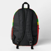 Sac À Dos Imprimé Couleurs du drapeau Rasta rayé Monogramme (Verso)