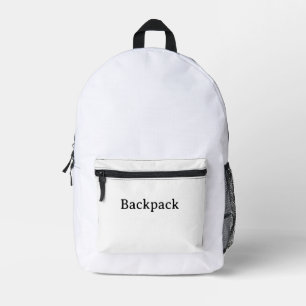 Sac À Dos Imprimé Coupe Couture Professionnelle Simple