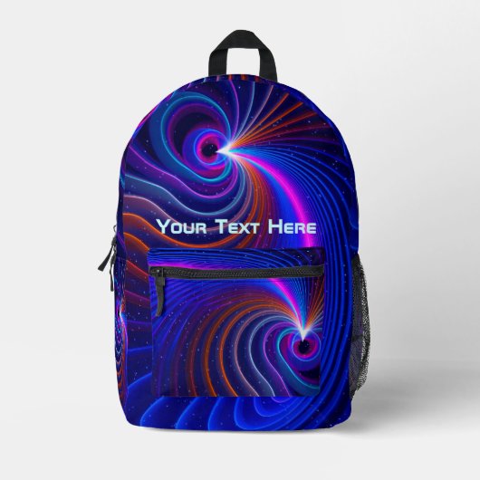Sac À Dos Imprimé Courbure de l'espace (Recto)