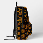 Sac À Dos Imprimé Couronnes, Couronnes Dorées (Gauche)