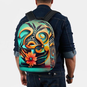 Sac À Dos Imprimé Courses florales colorées Fu : Nature Harmony Art