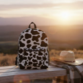 Sac À Dos Imprimé Cow print backpack, Black and white cow backpack