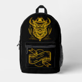 Sac À Dos Imprimé Cowboy Hat Golden Buffalo Art (Recto)