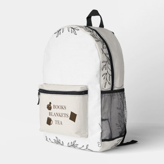 Sac À Dos Imprimé Cozy Reading Life Backpack  (Coin arrière droit)