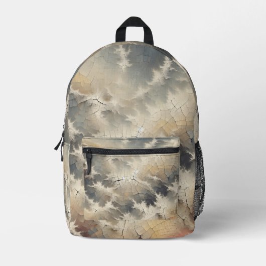 Sac À Dos Imprimé Crackle rustique Abstrait (Recto)