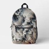 Sac À Dos Imprimé Crackle texturé Abstrait contemporain (Recto)