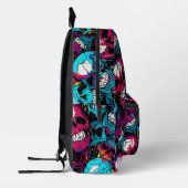 Sac À Dos Imprimé Crâne chaotique coloré (Gauche)