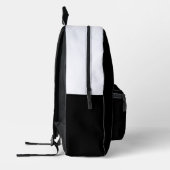 Sac À Dos Imprimé Create Your Own Black Custom Design Holiday Card (Gauche)