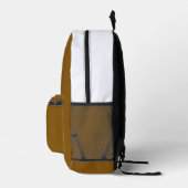 Sac À Dos Imprimé Créez Votre Propre Brun (Droite)