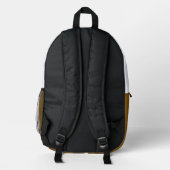 Sac À Dos Imprimé Créez Votre Propre Brun (Verso)