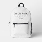 Sac À Dos Imprimé Créez votre propre devis (Recto)