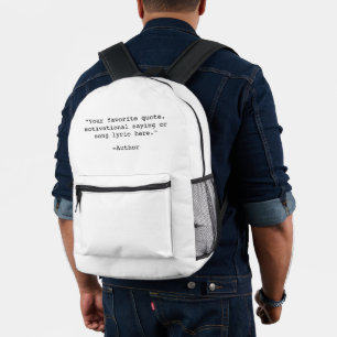 Sac À Dos Imprimé Créez votre propre devis