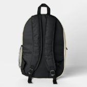 Sac À Dos Imprimé Crème (Verso)