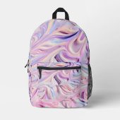 Sac À Dos Imprimé Crème glacée pastel (Recto)