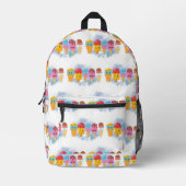 Sac À Dos Imprimé crème glglace (Recto)
