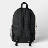 Sac À Dos Imprimé Crest scolaire | Monogramme scolaire (Verso)