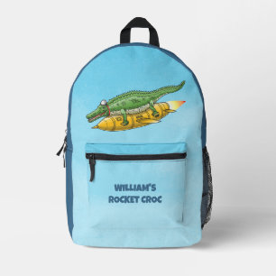 Sac À Dos Imprimé Croc Fusée
