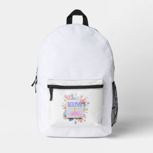 Sac À Dos Imprimé Crois en toi