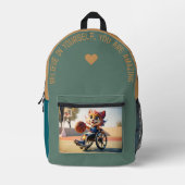 Sac À Dos Imprimé Crois En Toi... (Recto)