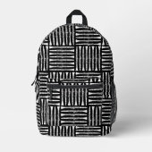 Sac À Dos Imprimé Crosshatch Clarinet Blanc (Recto)