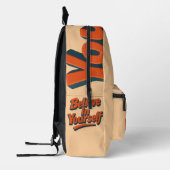 Sac À Dos Imprimé Croyez en vous-même - 3D Bold Typographie (Gauche)