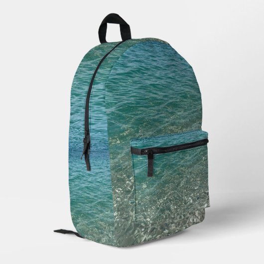 Sac À Dos Imprimé Crystal Water Beach Vibe (Coin arrière gauche)