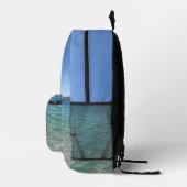Sac À Dos Imprimé Crystal Water View Blue Sky Beach Vibe Paisible (Droite)