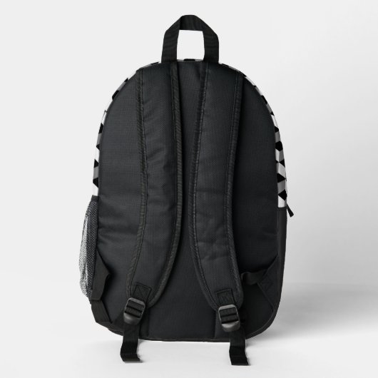 Sac À Dos Imprimé Cube Pattern Backpack (Verso)