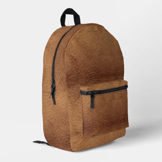 Sac À Dos Imprimé Cuir Brown Faux (Coin arrière gauche)