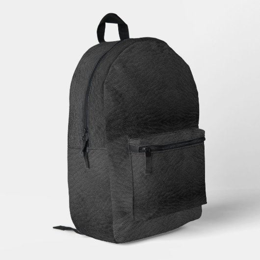 Sac À Dos Imprimé Cuir noir Faux (Coin arrière gauche)