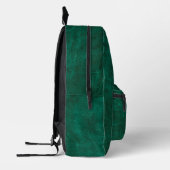Sac À Dos Imprimé Cuir vert (Gauche)