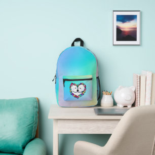 Sac À Dos Imprimé Cures de coeur florissantes KiniArt