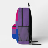 Sac À Dos Imprimé Custom bisexuality flag (Droite)