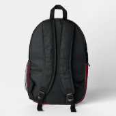 Sac À Dos Imprimé Custom Name American Flag Boys Backpack (Verso)