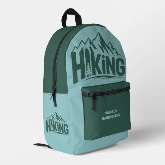 Sac À Dos Imprimé Custom Name Hiking (Coin arrière gauche)