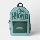 Sac À Dos Imprimé Custom Name Hiking (Recto)