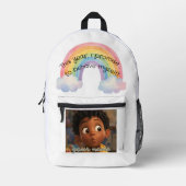 Sac À Dos Imprimé customizable school backpack (Recto)