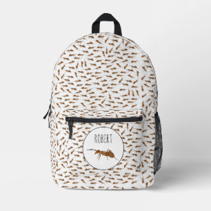 Sac À Dos Imprimé Cute Ants Motif Nom personnalisé Enfants École