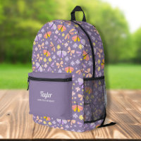 Cute Butterfly Floral, Personnalisé Enfants Nom Te