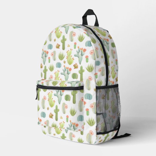 Sac À Dos Imprimé Cute Cactus Motif (Coin arrière droit)