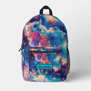 Sac À Dos Imprimé Cute Enfants Astronaut Personnalisé