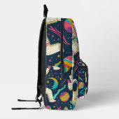 Sac À Dos Imprimé Cute Enfants Astronaut Personnalisé (Gauche)