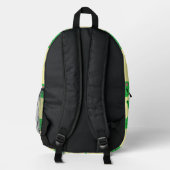 Sac À Dos Imprimé Cute Frog École pour enfants (Verso)