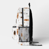 Sac À Dos Imprimé Cute Goats Farm Animals (Droite)