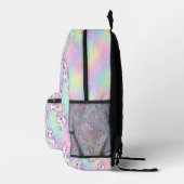 Sac À Dos Imprimé Cute Kawaii Unicorn Pastel Rainbow Magical (Droite)