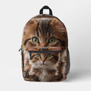 Sac À Dos Imprimé Cute Kitten