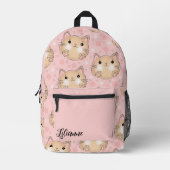 Sac À Dos Imprimé Cute Kittens et Pois (Recto)