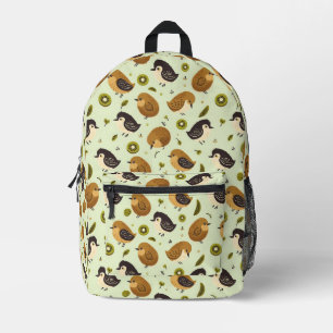 Sac À Dos Imprimé Cute Kiwi Birds Motif